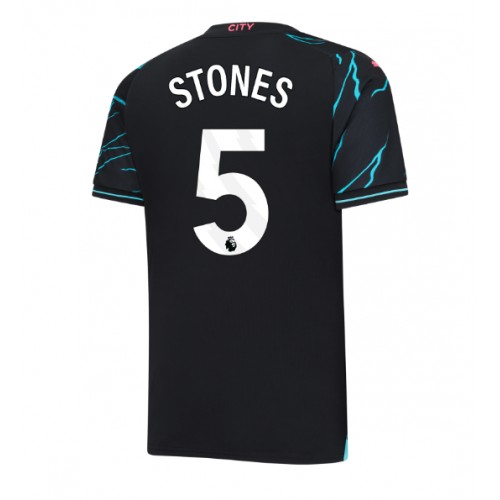 Moški Nogometni dresi Manchester City John Stones #5 Tretji 2023-24 Kratek Rokav